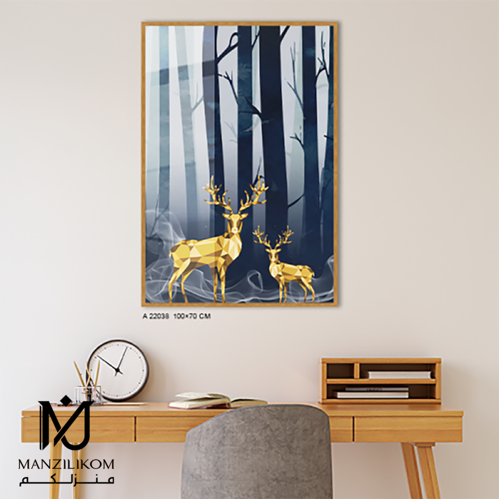 لوحة اكريلك غزال