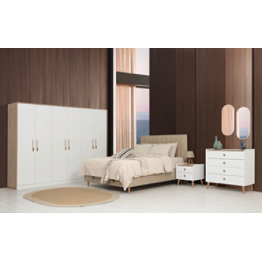 طقم غرفة نوم ميترا - حرفي